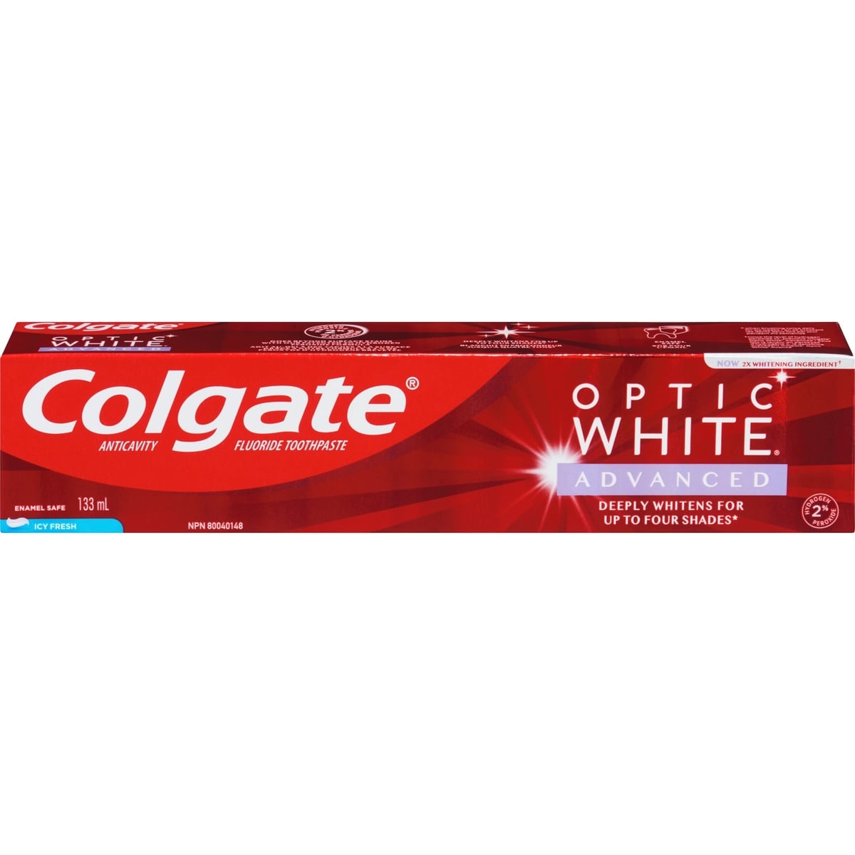 Dentifrice blanchissant Colgate Optic White Avancé Fraîcheur glacée mL