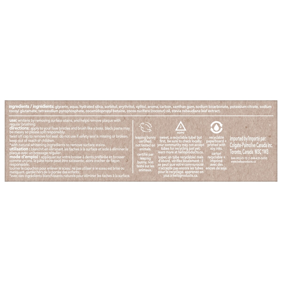 Epic Whitening Fluoride Free Charcoal Toothpaste, Mint