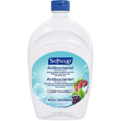 Antibacterial Liquid Hand Soap Refill, White Tea and Berry - 1.47 L