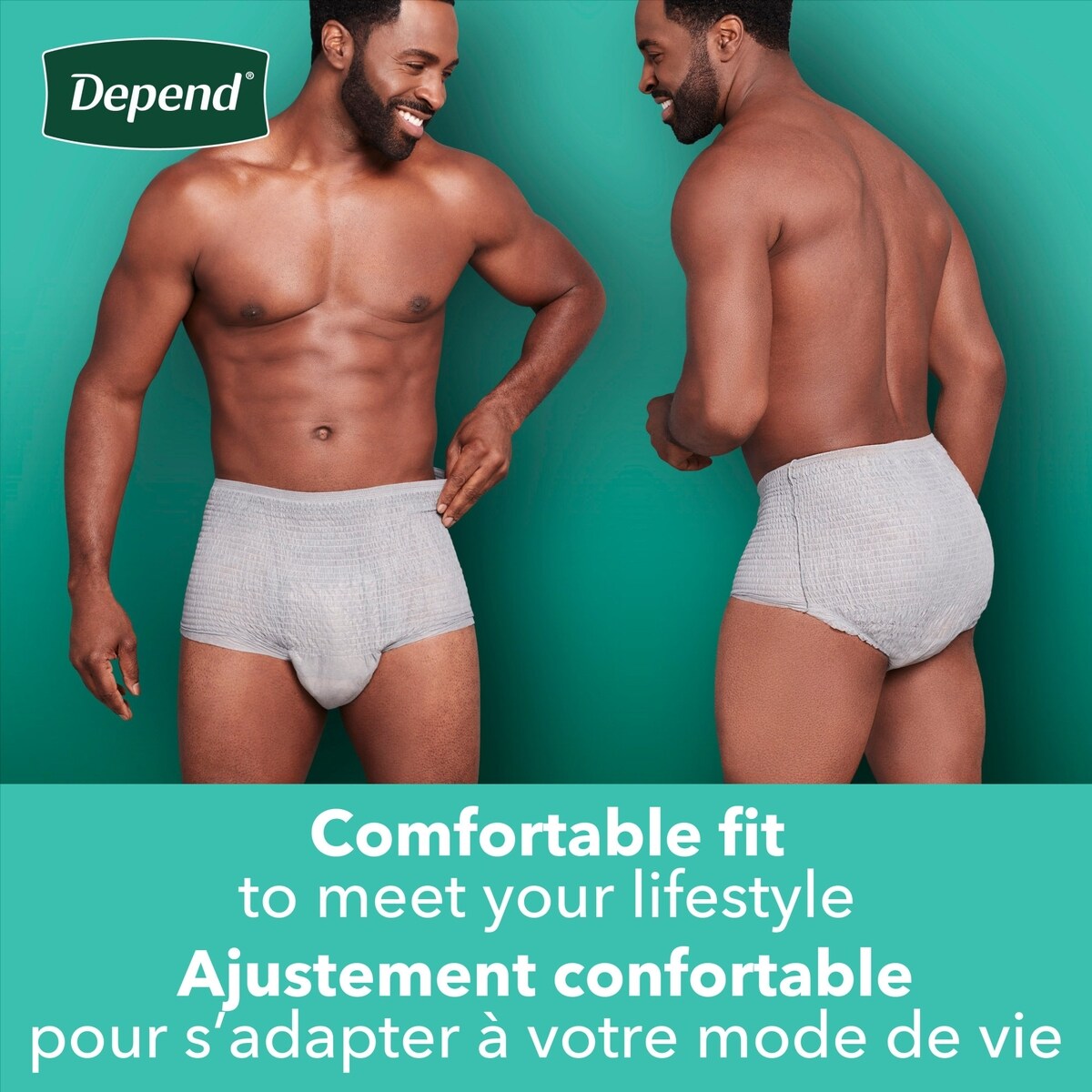 Sous-vêtement d’incontinence  Fresh Protection pour hommes, degré d’absorption maximal, P/M, gris