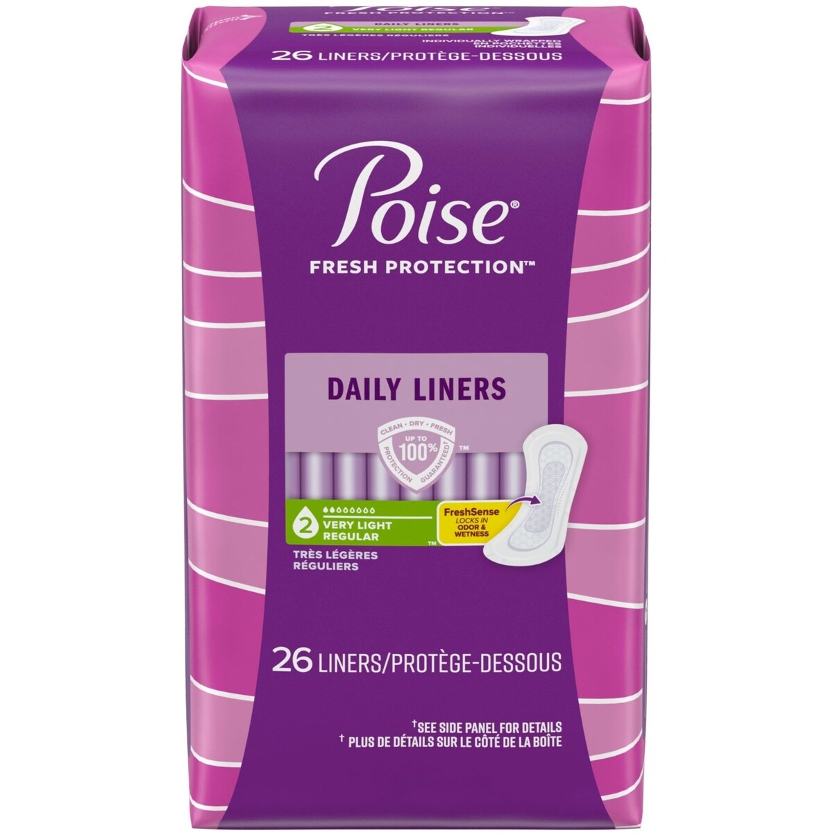 Daily Incontinence Panty Liners, Very Light Absorbency