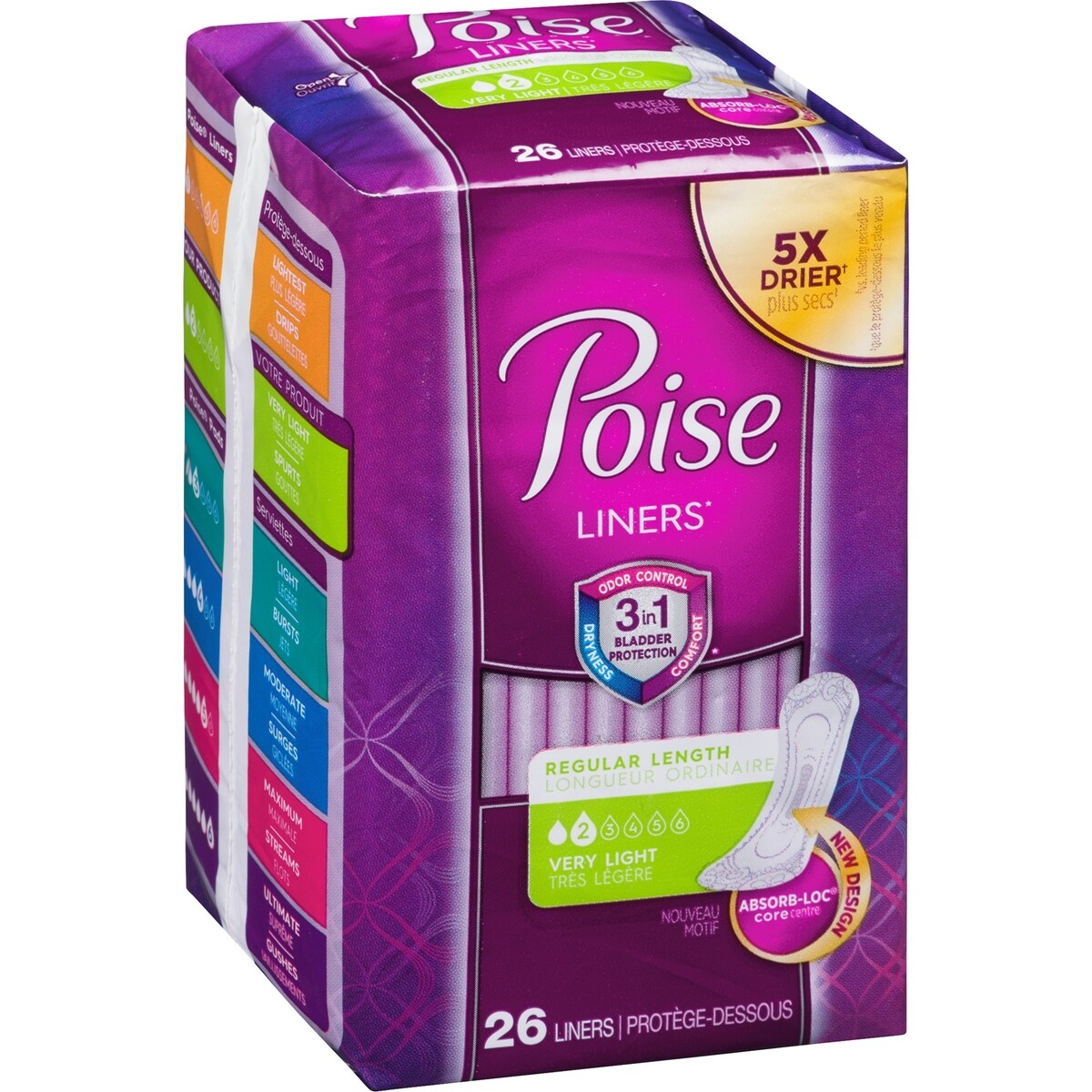 Daily Incontinence Panty Liners, Very Light Absorbency