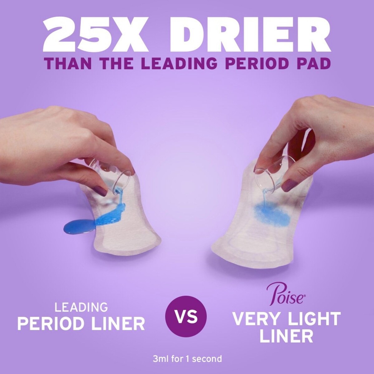 Daily Incontinence Panty Liners, Very Light Absorbency