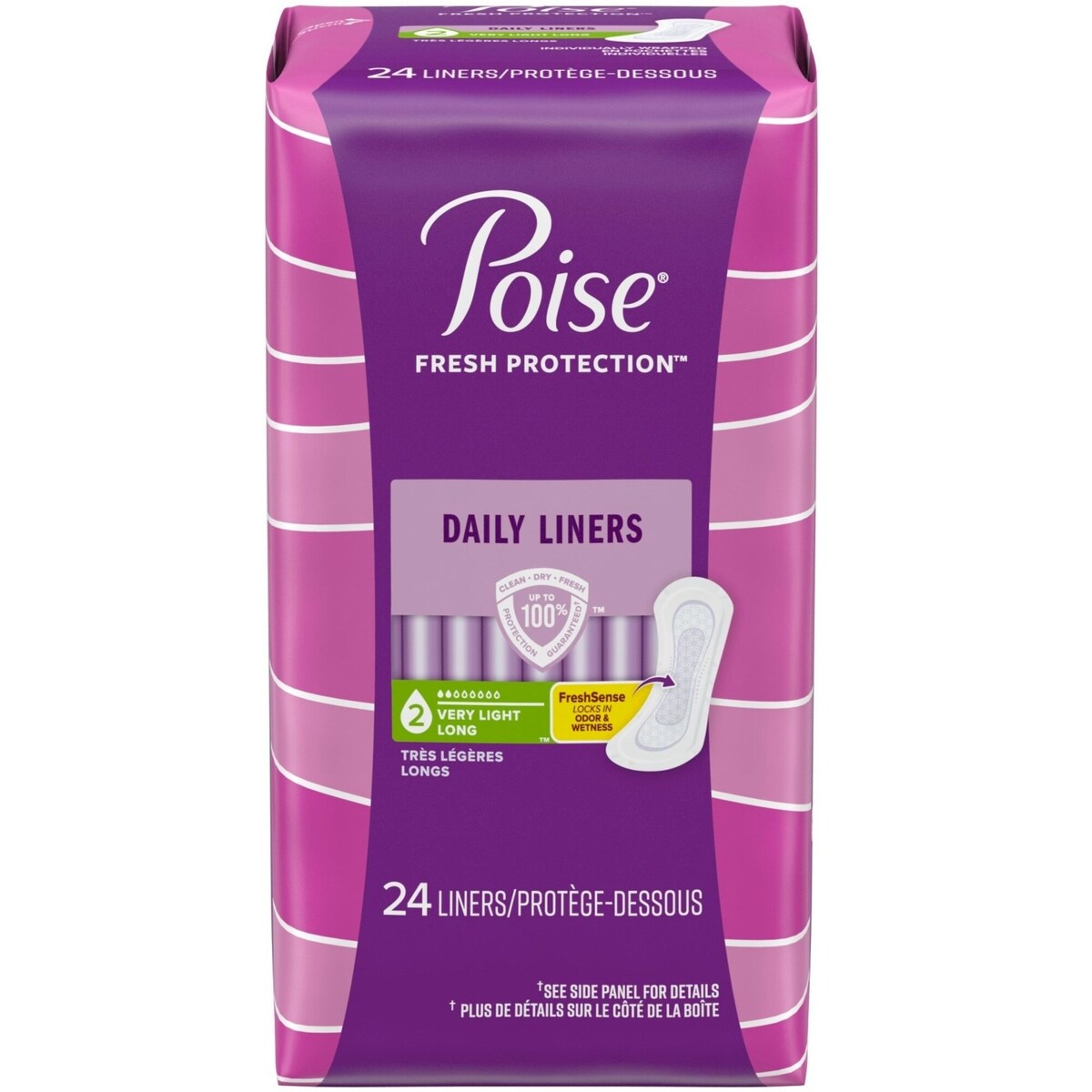 Daily Incontinence Panty Liners, Very Light Absorbency