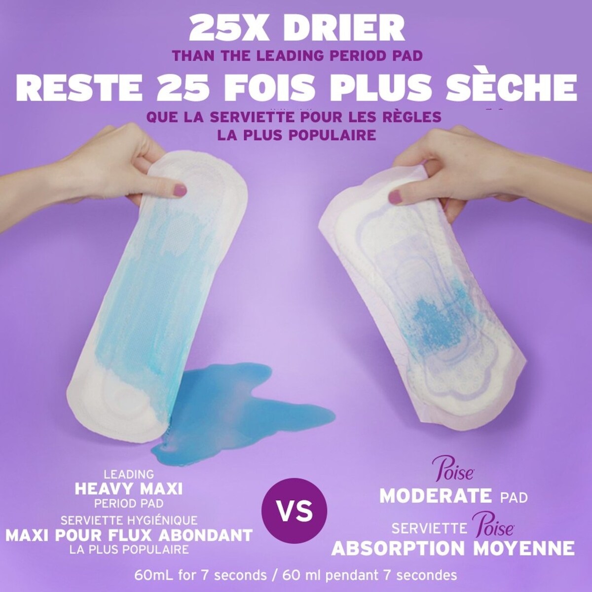 Serviettes Pour Incontinence, Absorption Moyenne