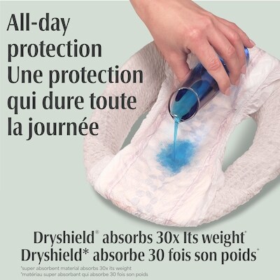 Fresh Protection Adult Incontinence & Postpartum Bladder Leak Underwear for Women, Disposable, Maximum, Large, Blush 5