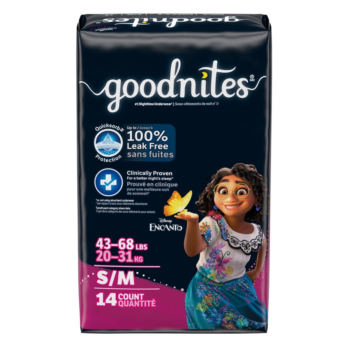 Girls' Nighttime Bedwetting Underwear