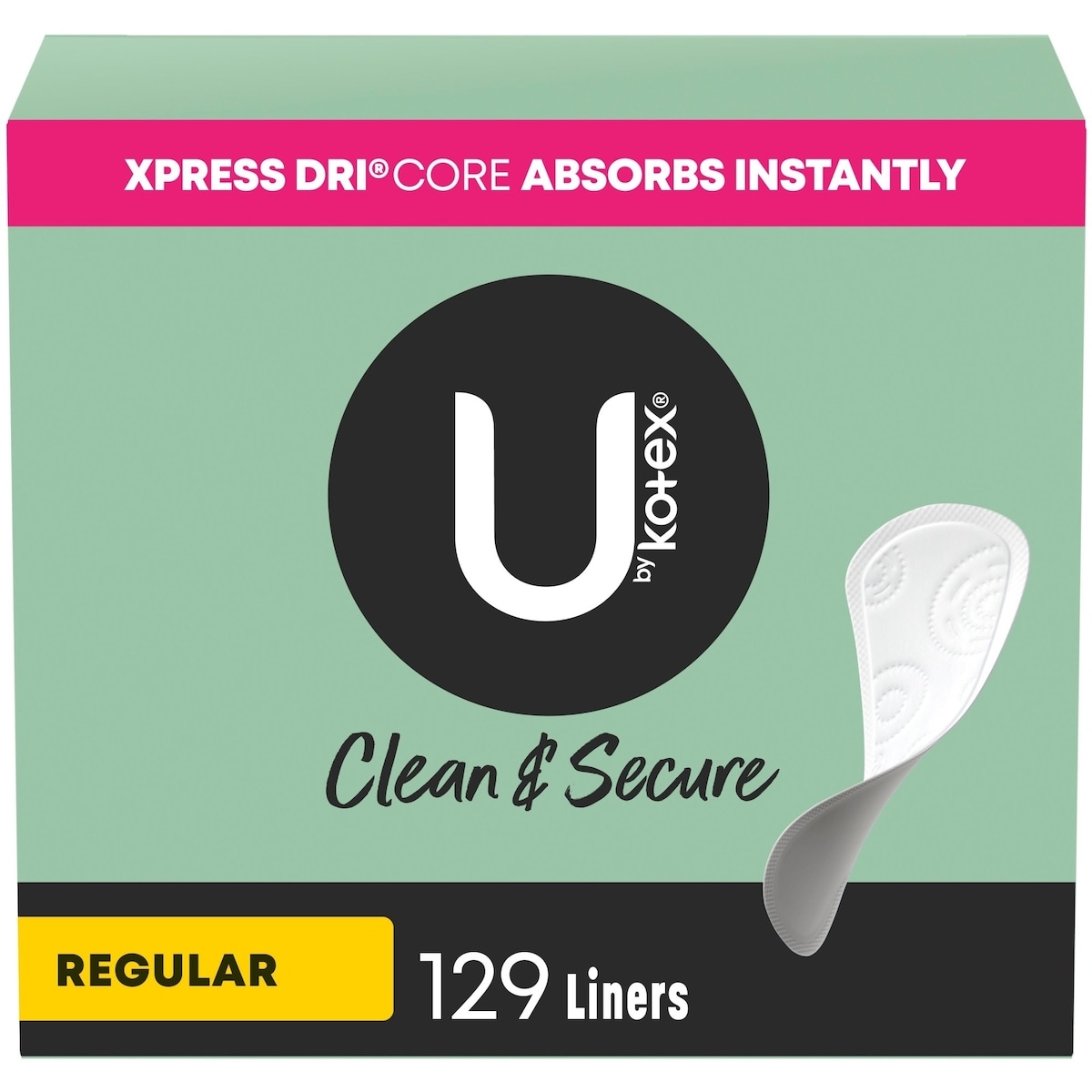 Clean & Secure Panty Liners, Light Absorbency