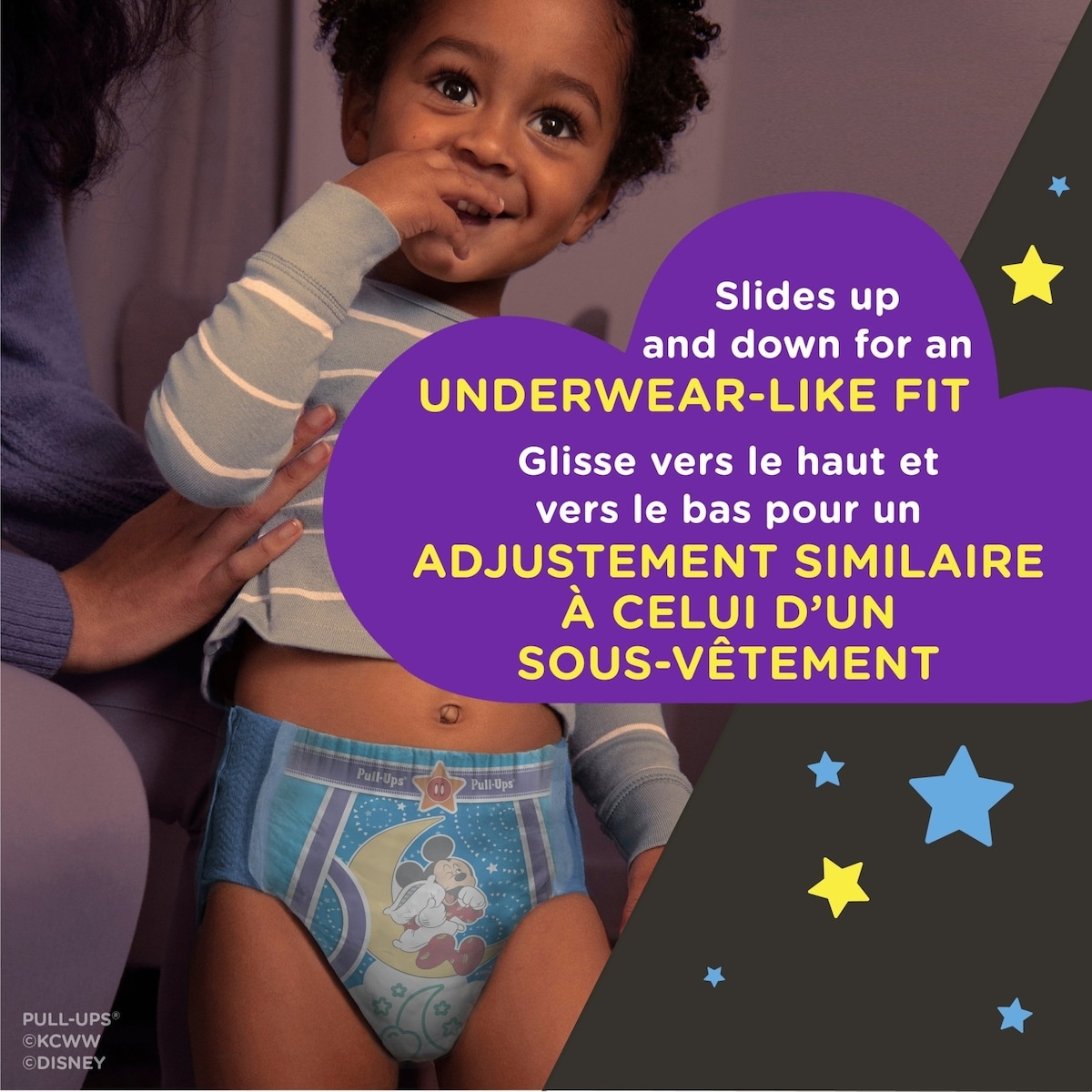 Sous-vêtements d’entraînement Pull-Ups de nuit pour garçons, 3T-4T, emballage de 60 unités