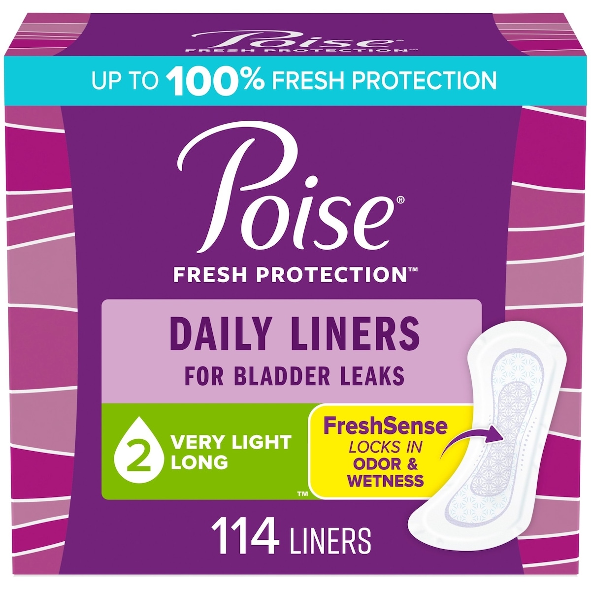Daily Incontinence Panty Liners, Very Light Absorbency