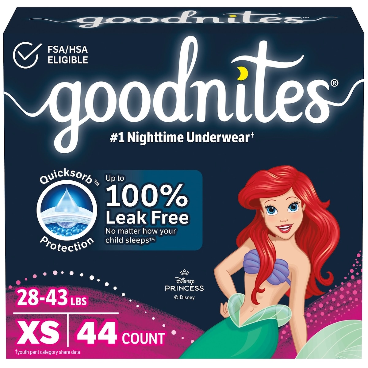 Girls' Nighttime Bedwetting Underwear