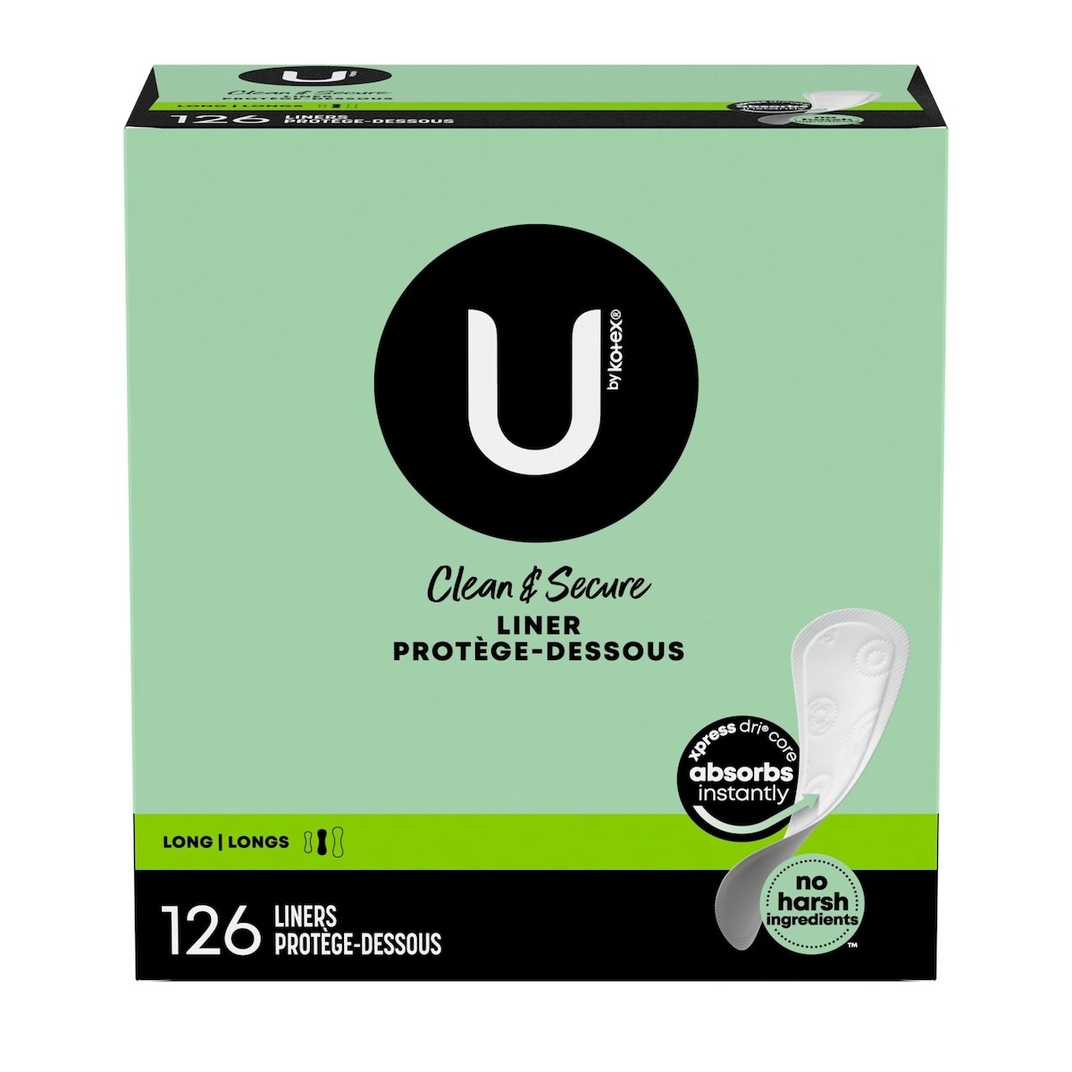 Clean & Secure Panty Liners, Light Absorbency