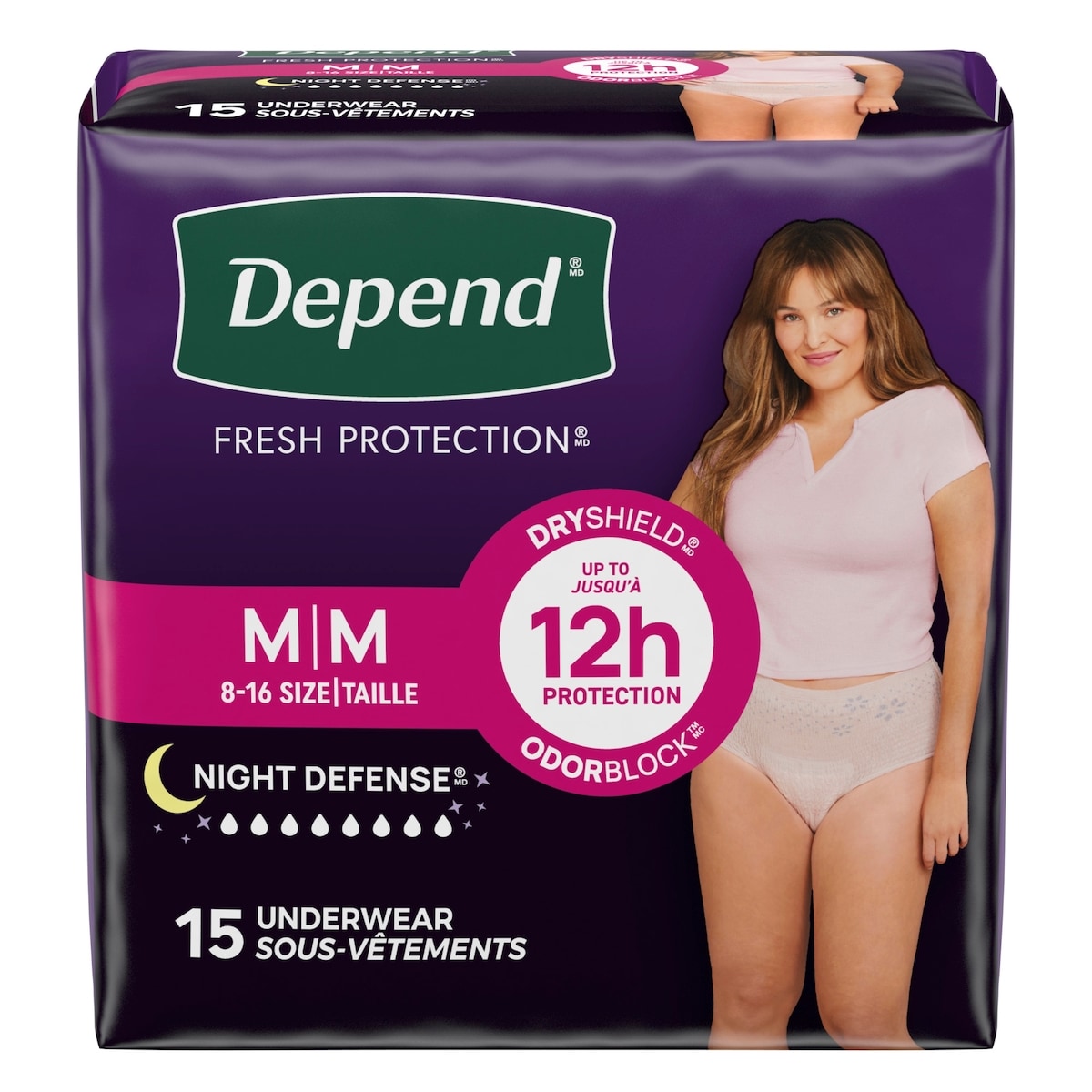 Sous-Vêtements D’Incontinence Night Defense Pour Femmes, Nuit