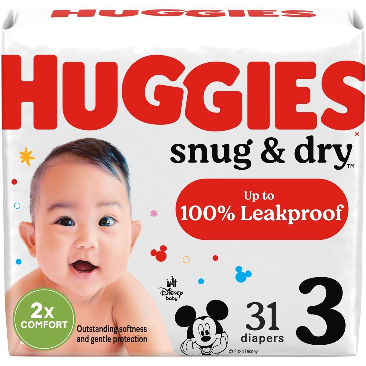 Couches pour bébés Snug & Dry, taille 3 (7 à 13 kg [16 à 28 lb])