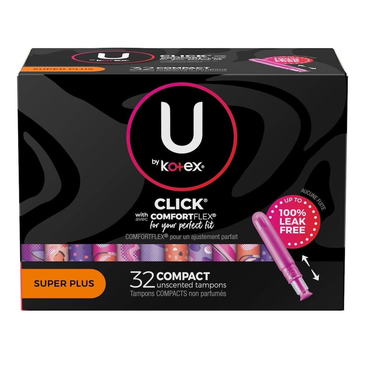 Tampons compacts Click, absorption super plus