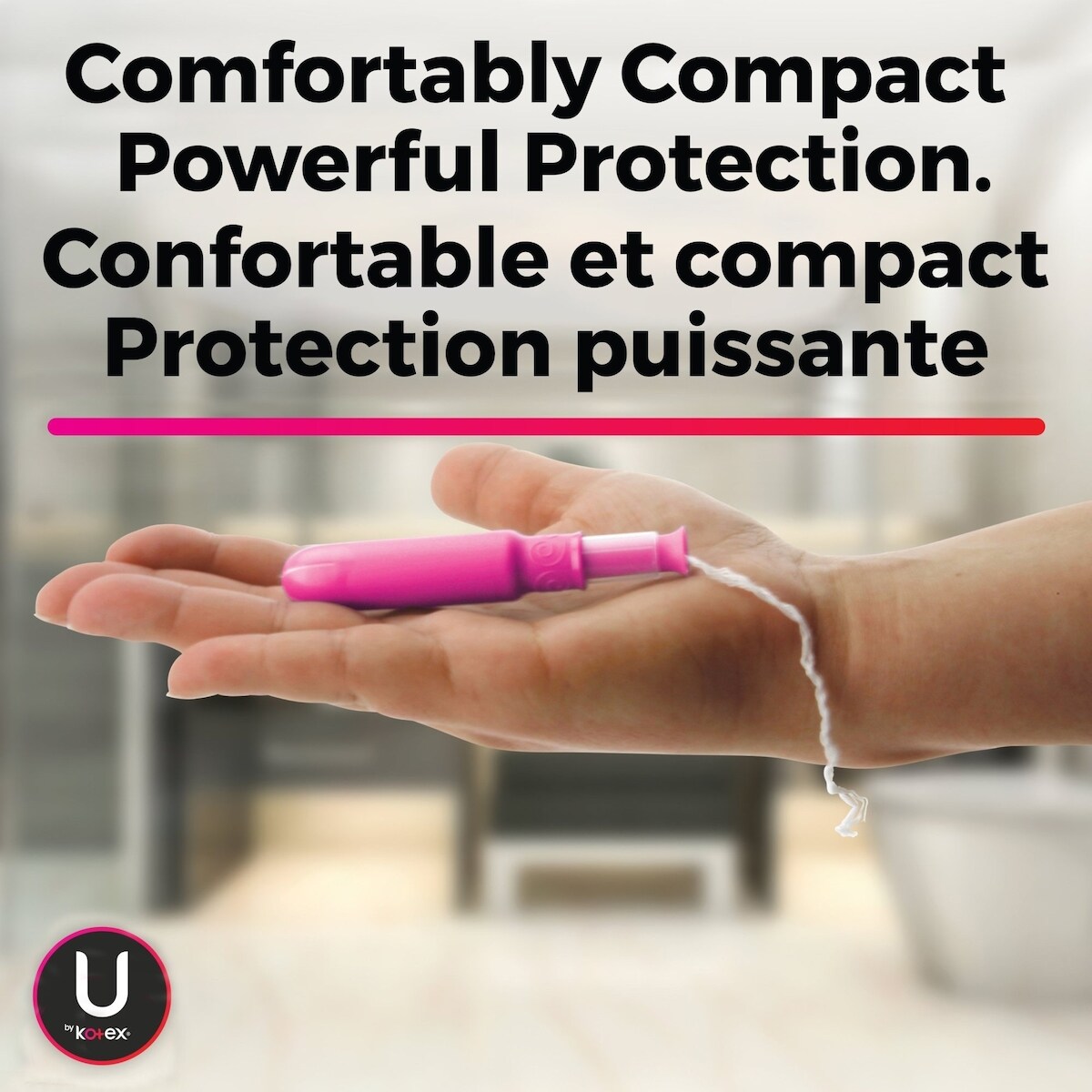 Tampons compacts Click, absorption régulière
