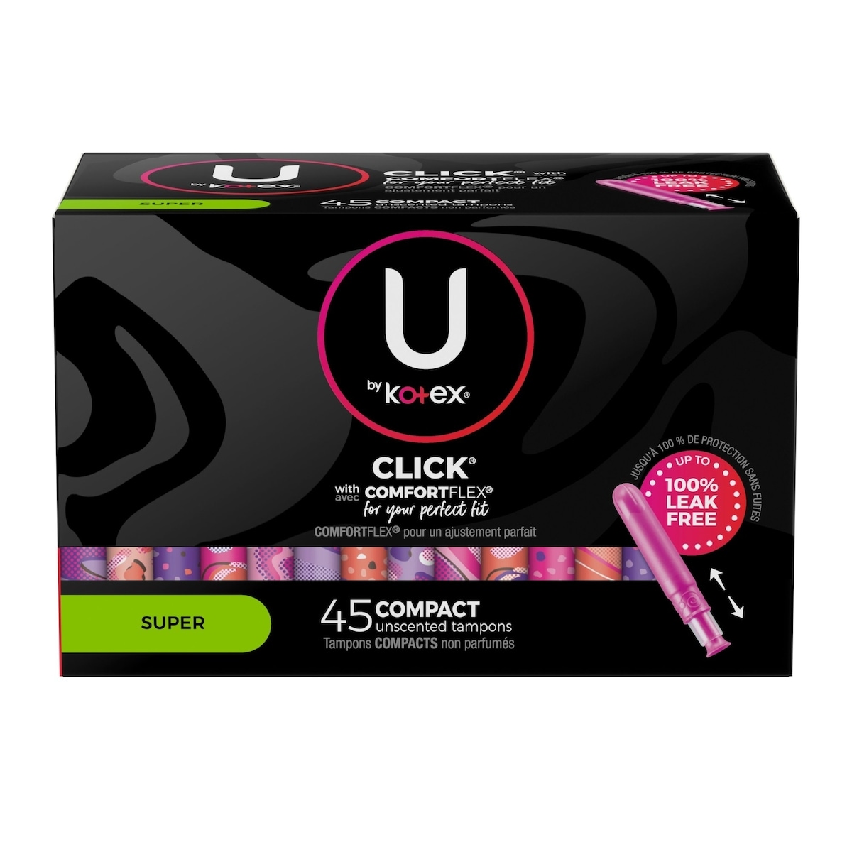 Tampons compacts Click, absorption super