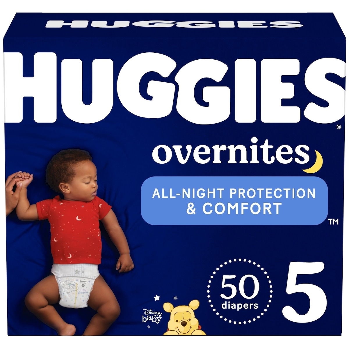 Huggies Huggies Overnites Nighttime Baby Diapers, Size 5, 50 Ct 50 Count
