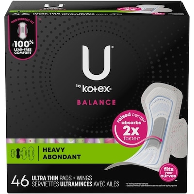 Ultra Thin Pads with Wings, Heavy Absorbency 2