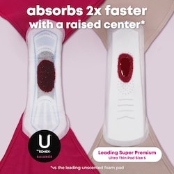 Ultra Thin Pads with Wings, Heavy Absorbency 4