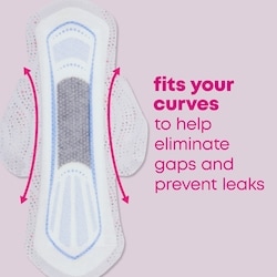 Ultra Thin Pads with Wings, Heavy Absorbency 6