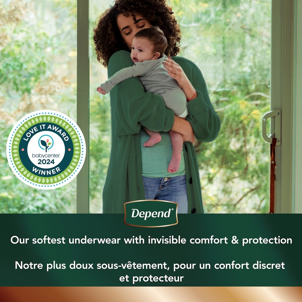 Sous-vêtements d’incontinence et de post-partum Depend Silhouette pour femmes adultes, petites, absorption maximale