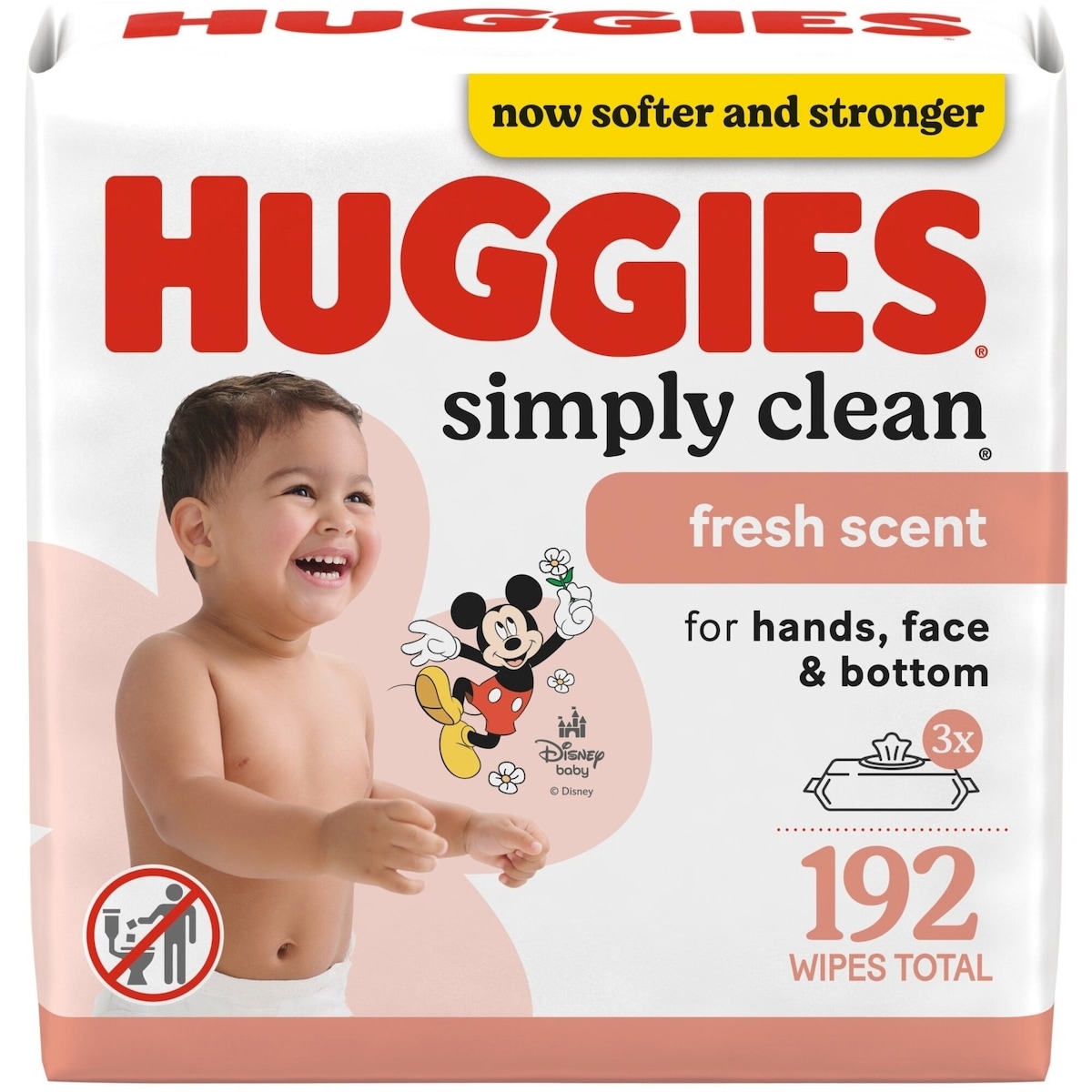 Lingettes pour bébés Simply Clean au parfum frais