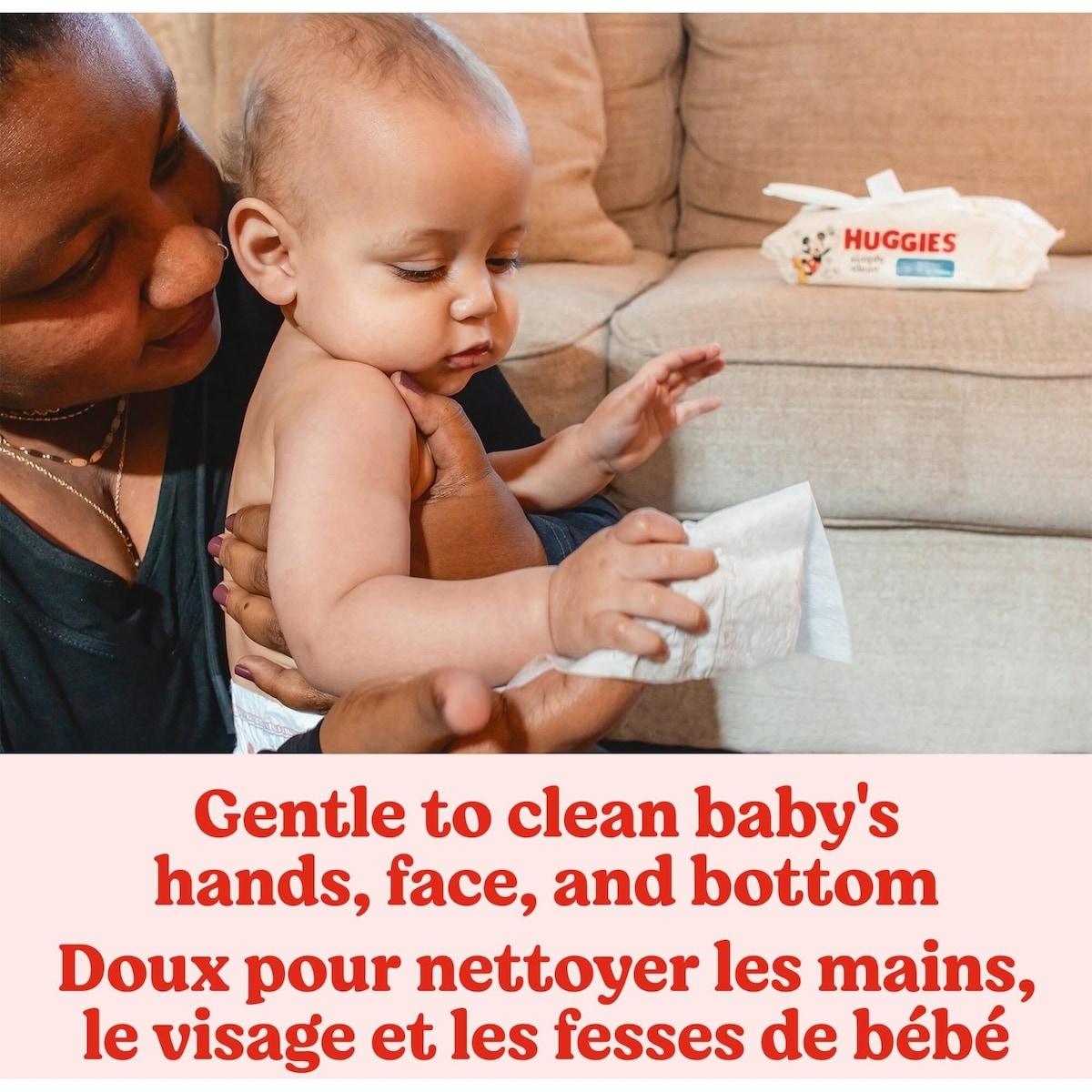 Lingettes pour bébés Simply Clean au parfum frais