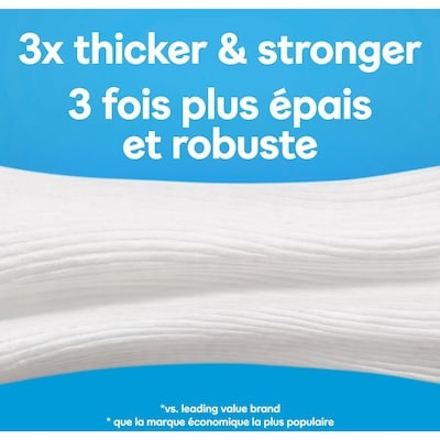 Papier hygiénique Ultra Clean, papier hygiénique robuste, 6 méga rouleaux (6 méga rouleaux = 24 rouleaux ordinaires), 284 feuilles par rouleau 3