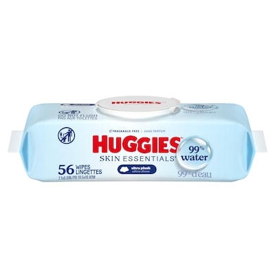 Skin Essentials Baby Wipes, 1 Flip Top Pack 2