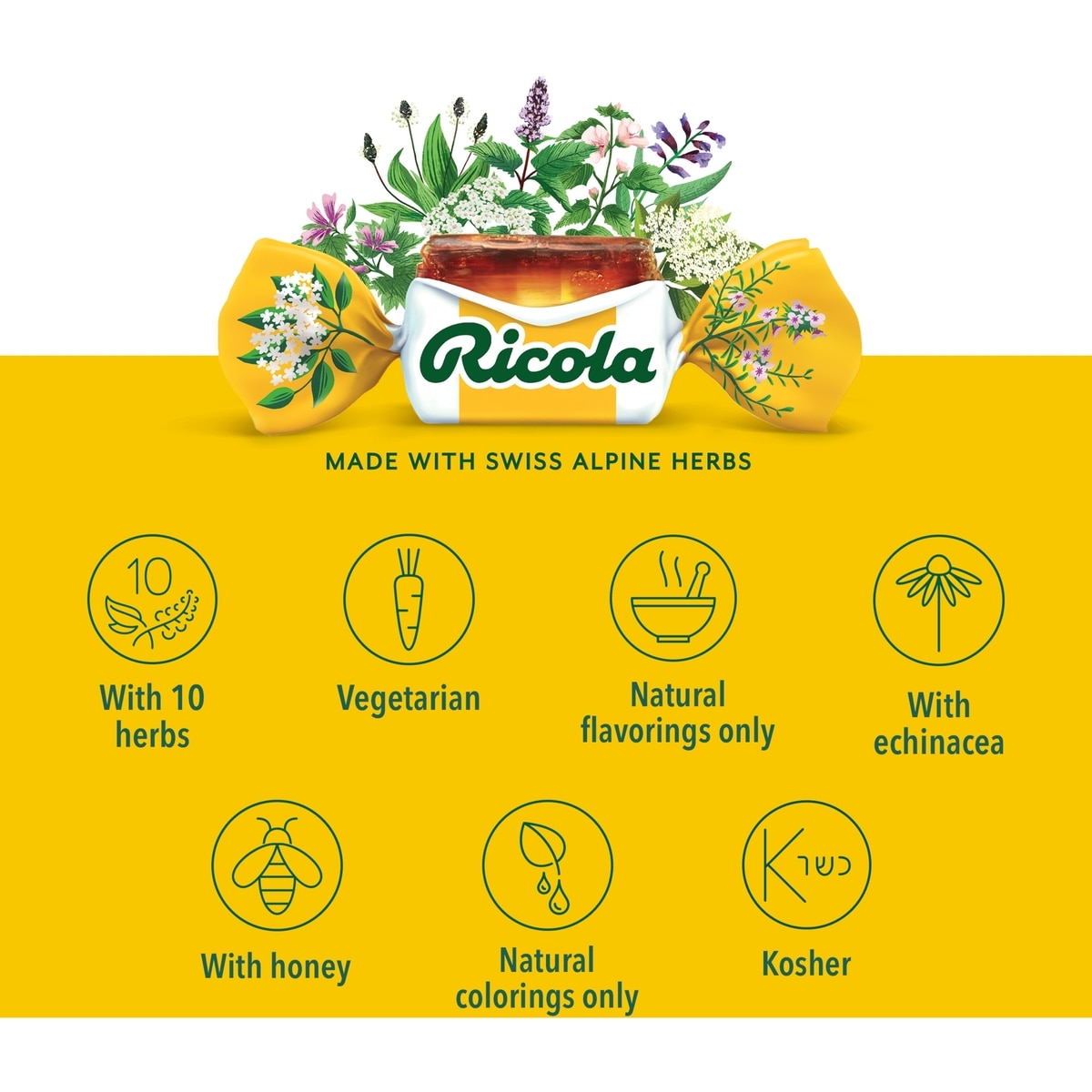 RICOLA ECHINACEA SACHET 376376