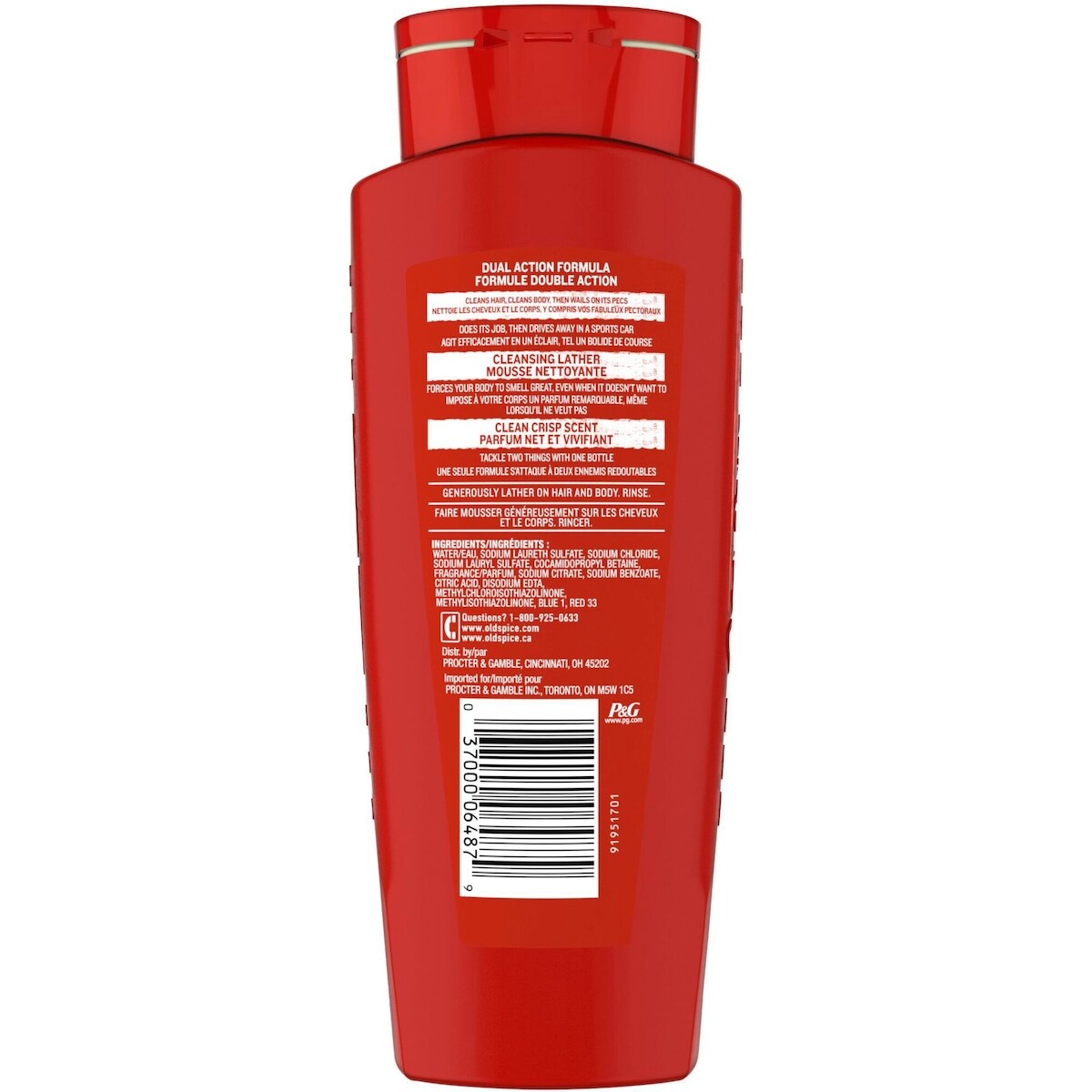 OLD SPICE H E BDY WSH SHAMPOO
