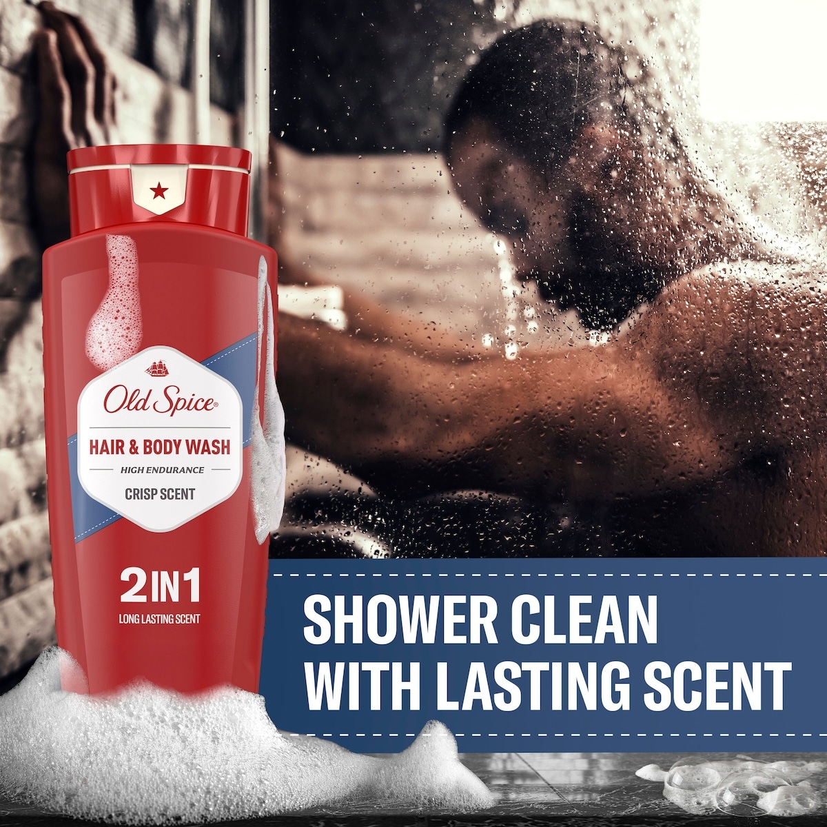 OLD SPICE H E BDY WSH SHAMPOO