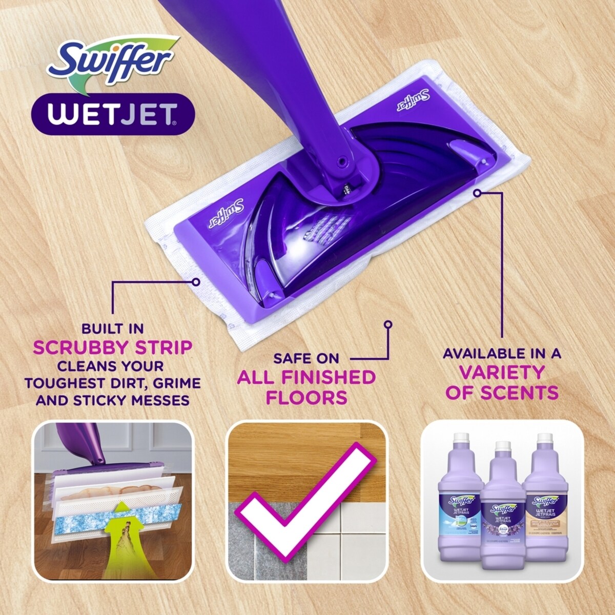 WetJet Mopping Pads