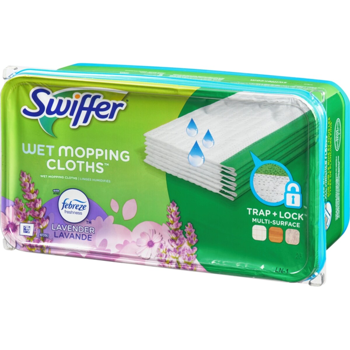 Wet Mopping Cloths Refills Febreze Freshness Lavender Vanilla & Comfort