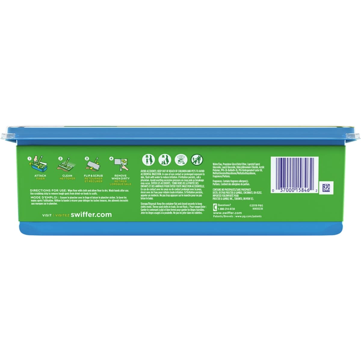 Linges humidifiés recharges febreze freshness lavande vanillé et réconfort