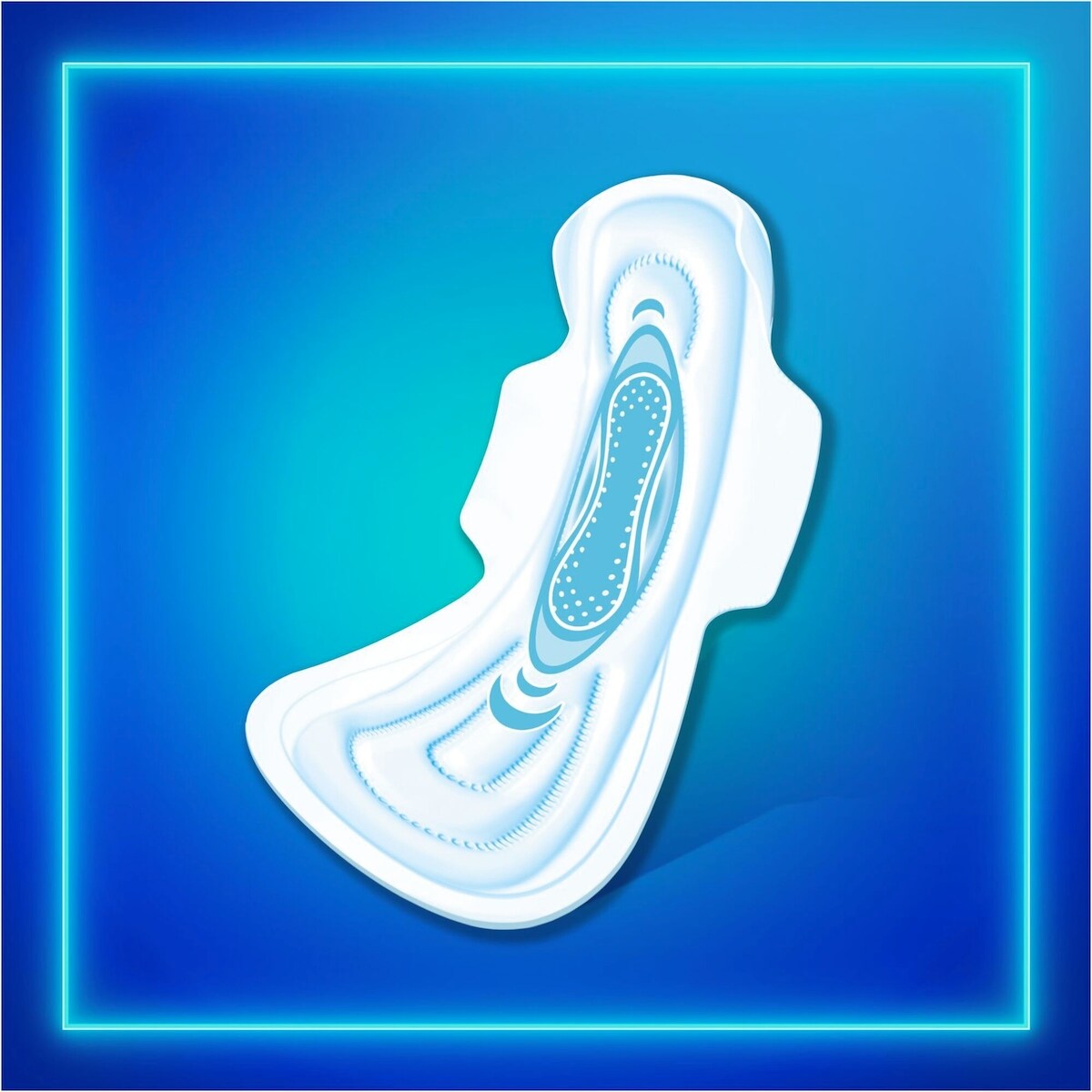 Always Maxi Pads Size 4 Overnight Absorbency Unscented with Wings, 28 Count