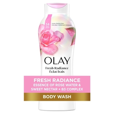 Fresh Outlast Rose Water & Sweet Nectar Body Wash, 364 mL