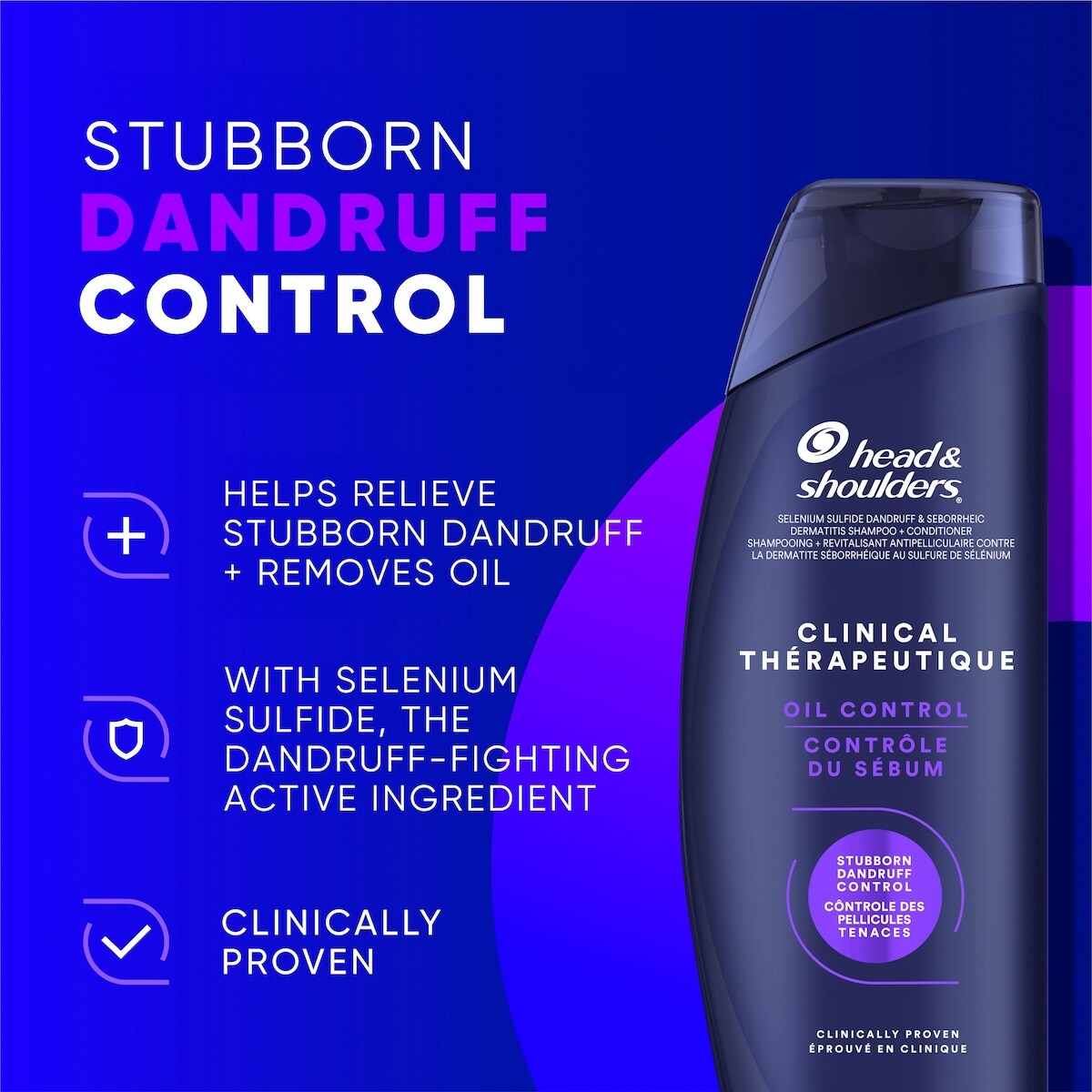 Shampooing Action thérapeutique Contrôle avancé des huiles, 400 mL