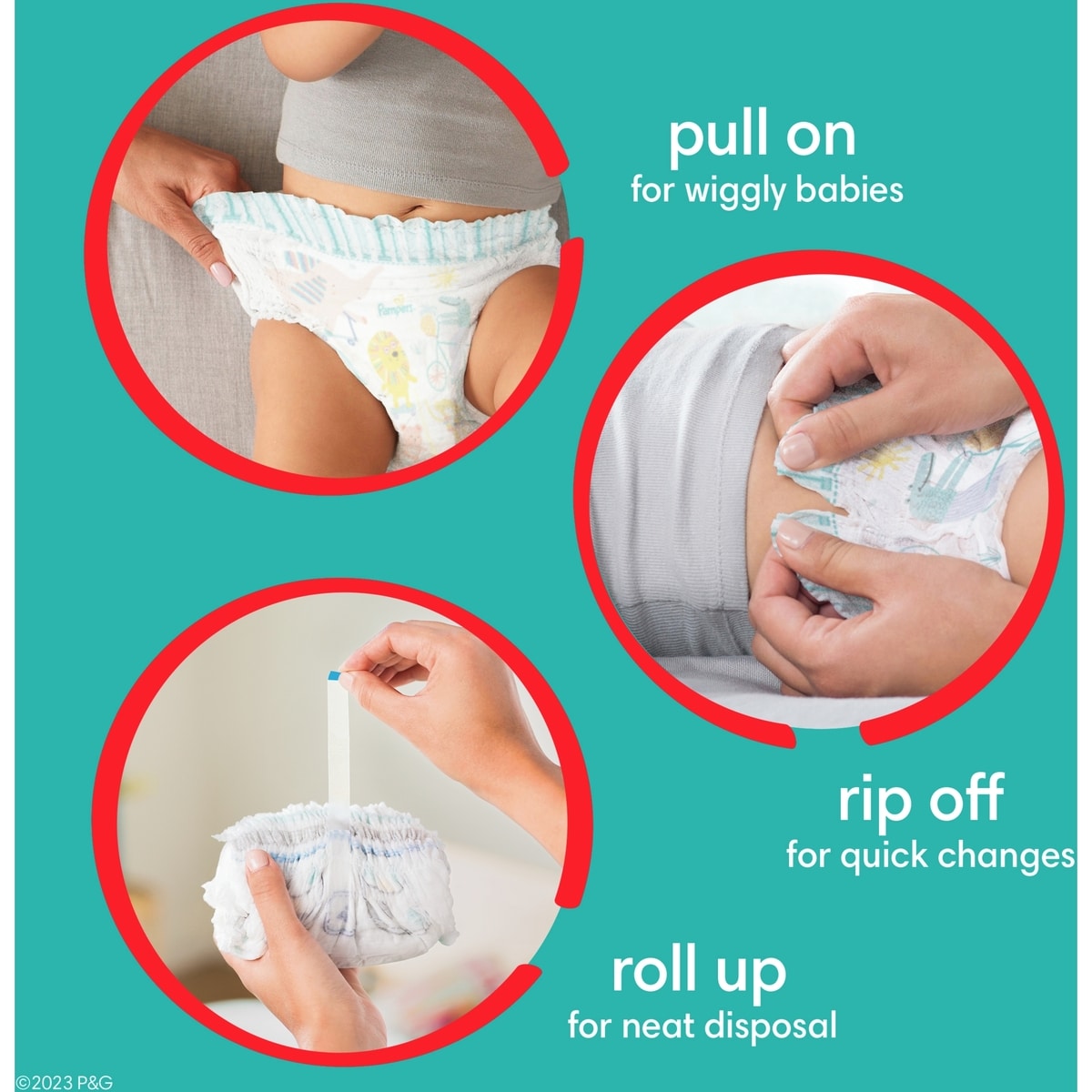 Pampers Cruisers 360 Couches Taille