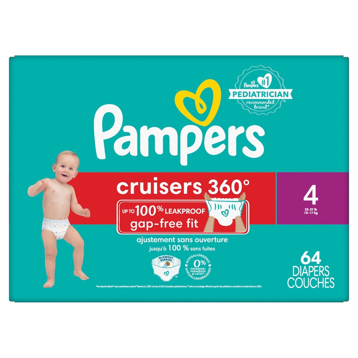 Pampers Cruisers 360 Diapers Size