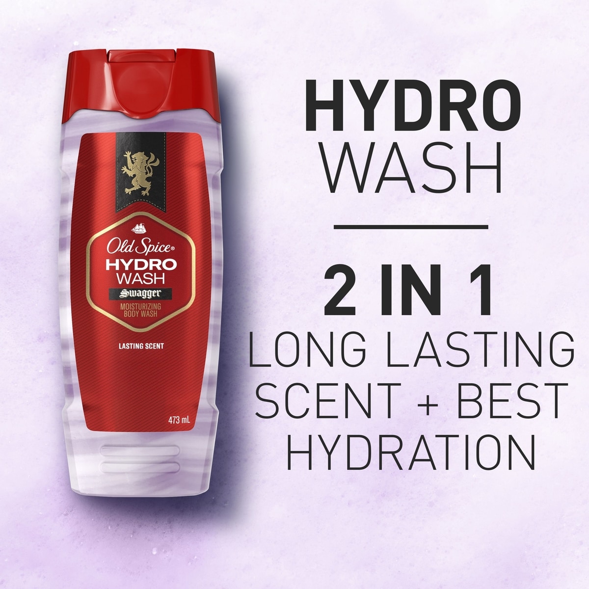 Old Spice Hydro Wash Hydrating Body Wash, Smoother Swagger, 473 mL
