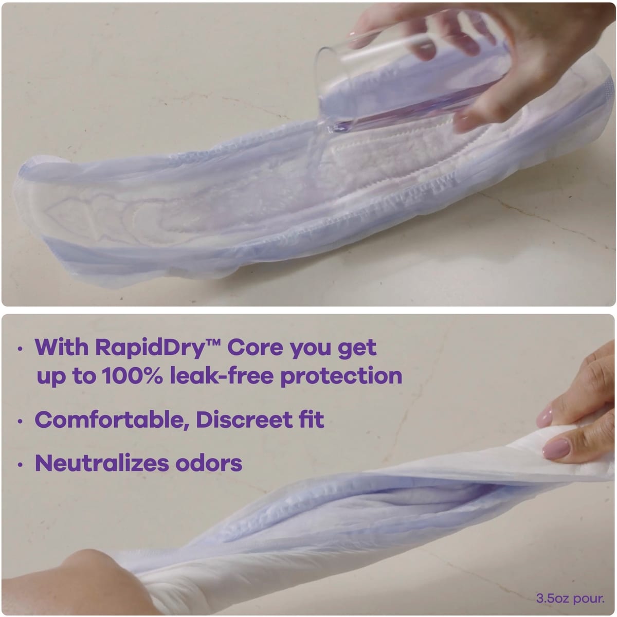 Serviette d’incontinence et de post-partum pour femmes Always Discreet, prot. suprême extra, protège jusqu’à 100 % contre les fuites urinaires, 26 u