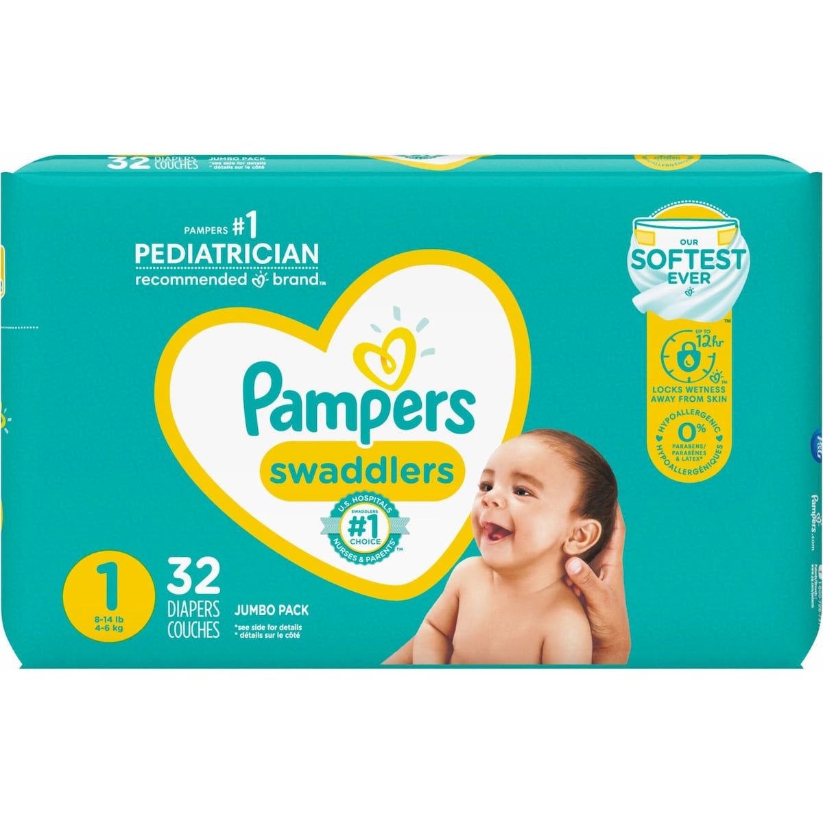 Pampers Swaddlers Newborn Diapers Size