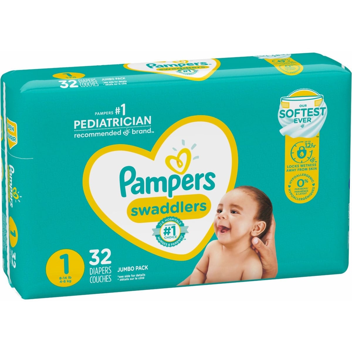 Pampers Swaddlers Newborn Diapers Size