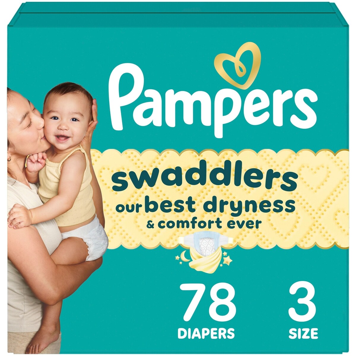 Swaddlers Active Baby Diaper Size 3 78 Count
