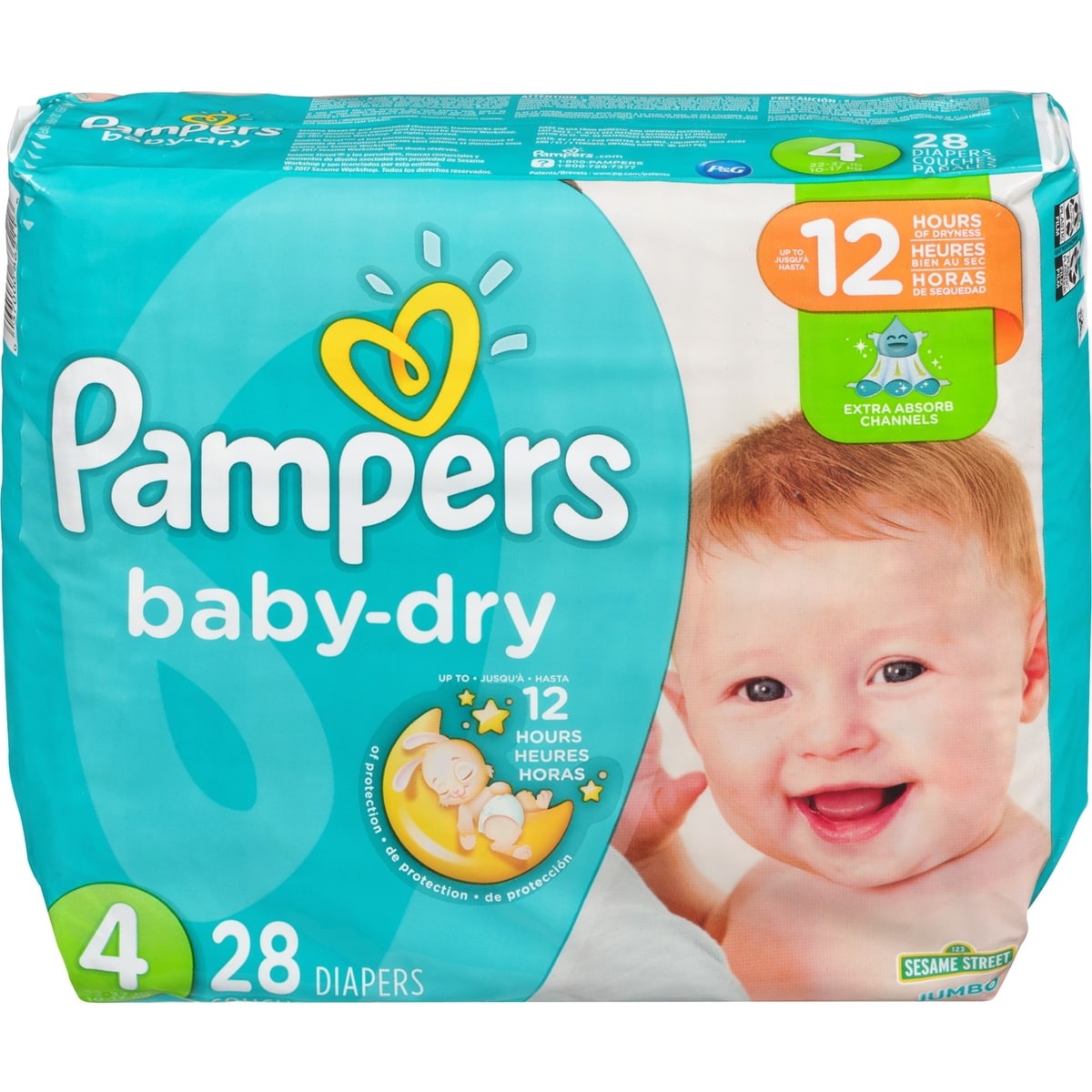 Pampers Baby-Dry Diapers Size