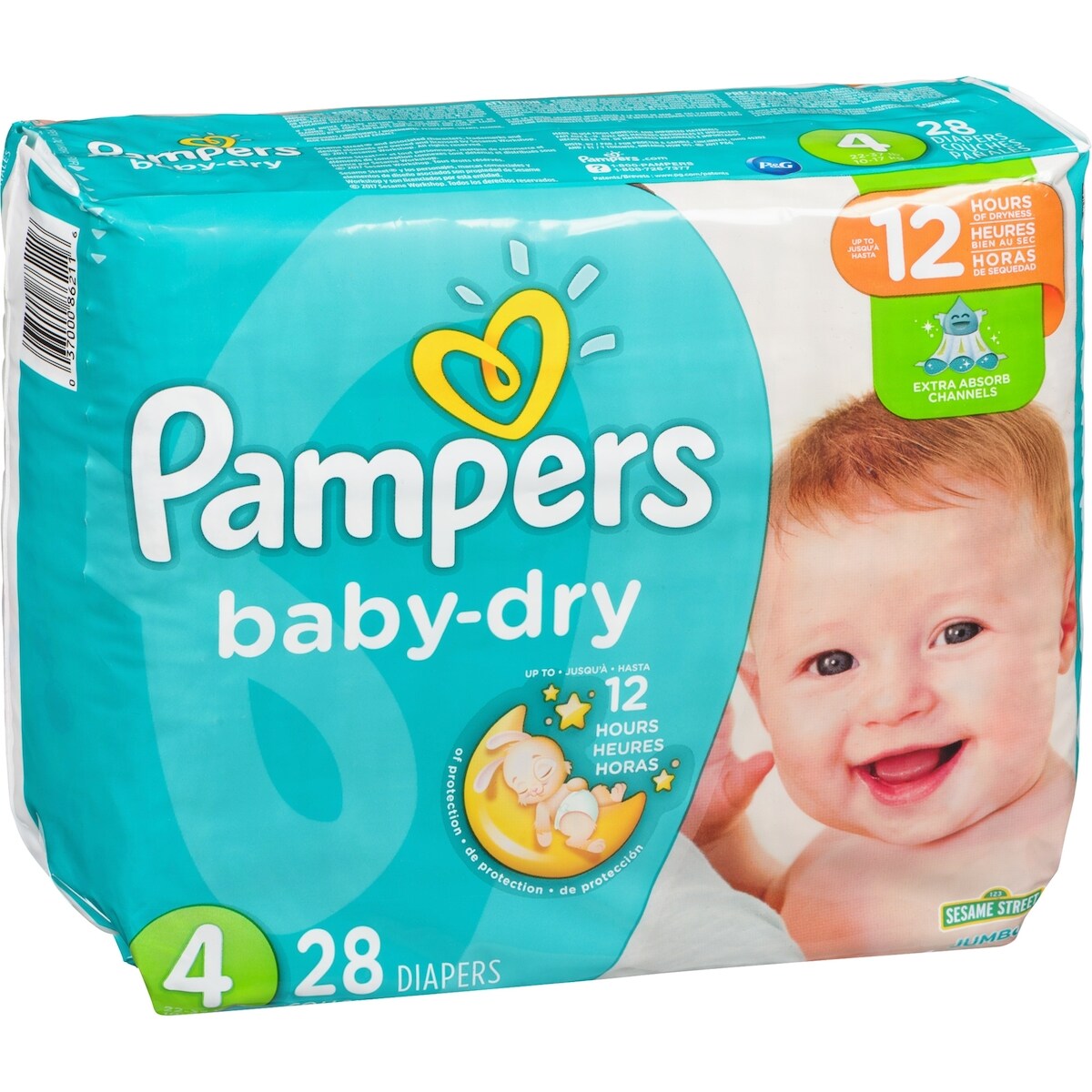 Pampers Baby-Dry Diapers Size