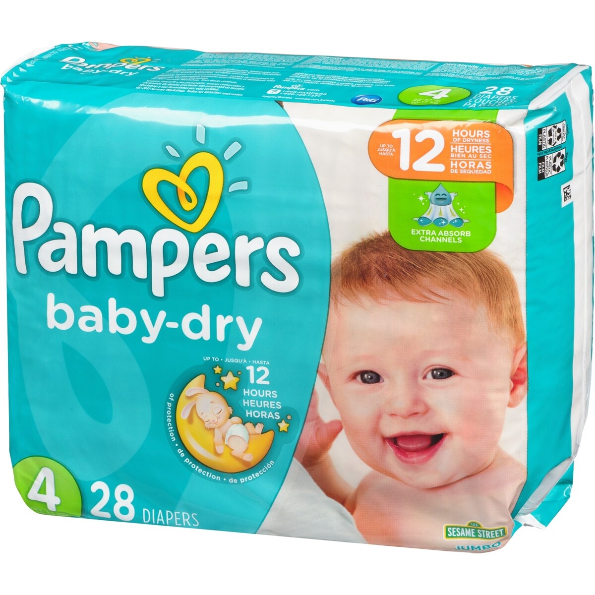 Pampers Baby-Dry Diapers Size