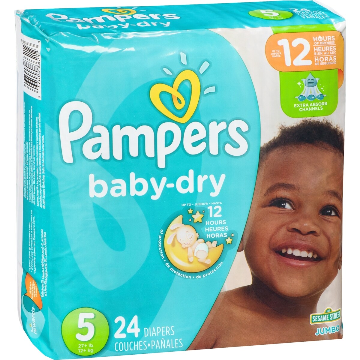 Pampers Baby-Dry Diapers Size